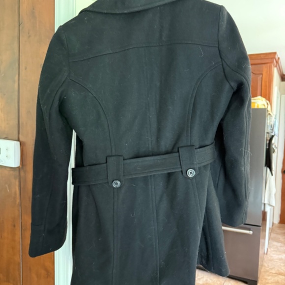 Croft & Barrow Black Pea Coat - Picture 2 of 2